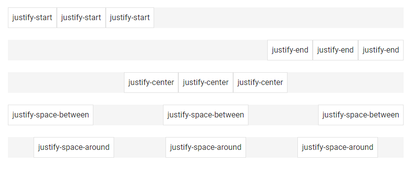 Using the flex justify helper classes from Vuetify.