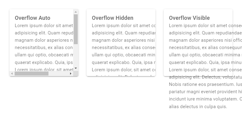 Using the Vuetify overflow helpers for the vertical and horizontal directions.