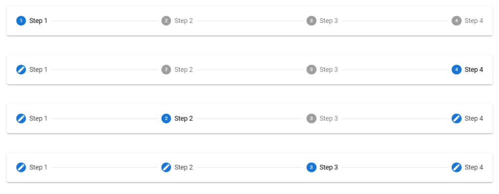 Creating a non-linear stepper with Vuetify.